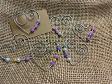 6 Pc paper clips cute HEART