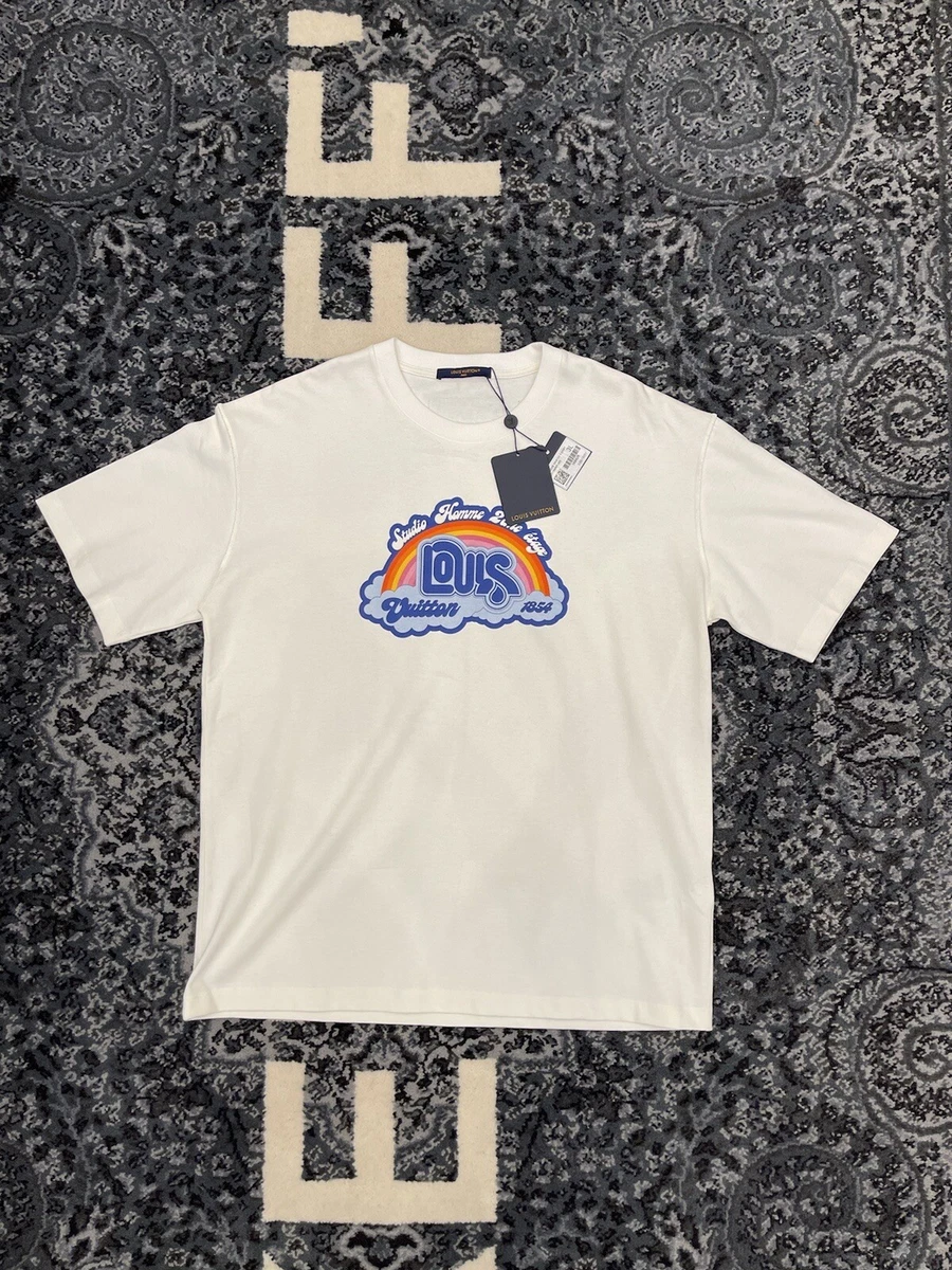 Louis Vuitton LV White Logo Shirt - Vintagenclassic Tee