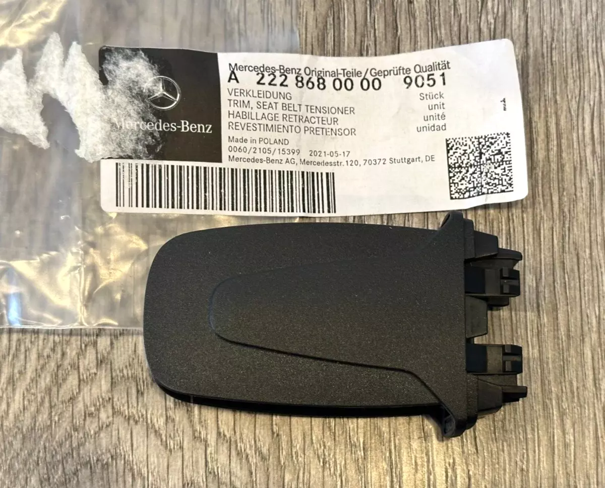 BRAND NEW MERCEDES SEAT BELT TENSIONER RETRACTOR TRIM COVER