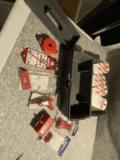 BRADY 65289, Portable Lockout Kit, Electrical/Valve Lockout & ToolBox