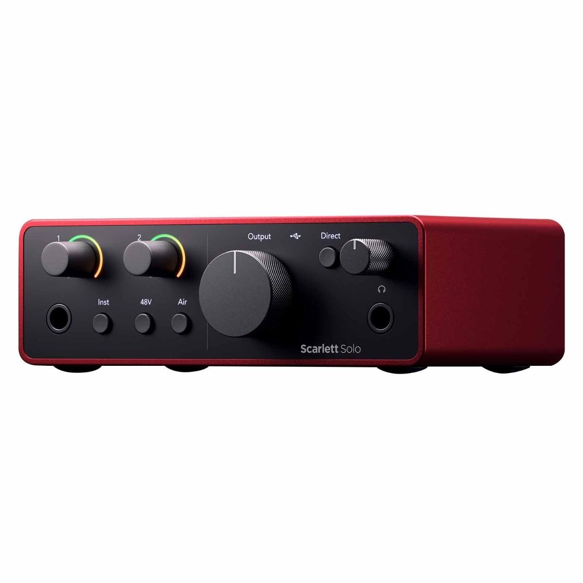 Focusrite Scarlett Solo 4th Gen USB Audio Music Recording