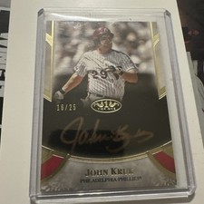 2021 Topps Tier One - Prime Performers Autographs John Kruk  Bronze Ink /25