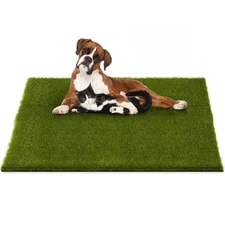 Dog Grass Pee Pads, 39.4 x 31.5 inches Reusable Artificial Grass Turf Rug for...