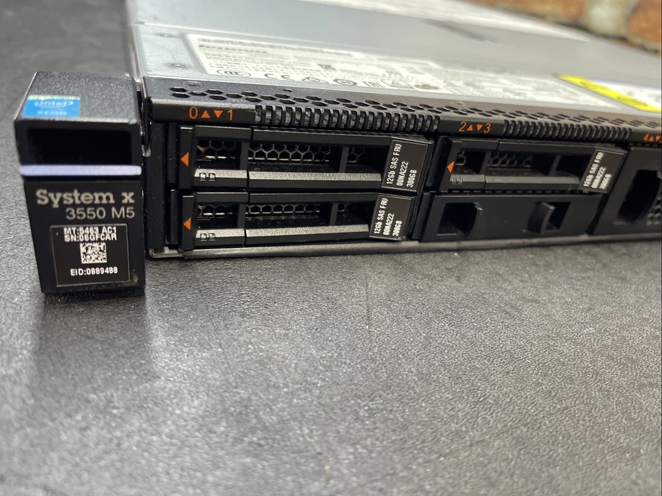 IBM System x3550 M5 E5-2697 v3 No RAM No HDD Rails Server - Image 4 of 4