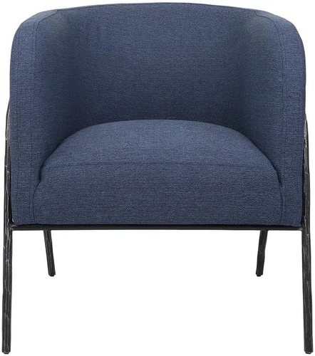 Elegant Jacobsen Barrel Chair - 28.5" Tall, 27" Wide, Stylish Comfort - Picture 1 of 5