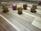 Lot Of 5 Vintage Nintendo Pokemon OddzOn Roller Ball Figures Sliders  1999