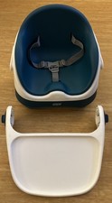 Mamas  Papas Baby Floor Seat Booster Chair w/ Removable White Tray / Harness