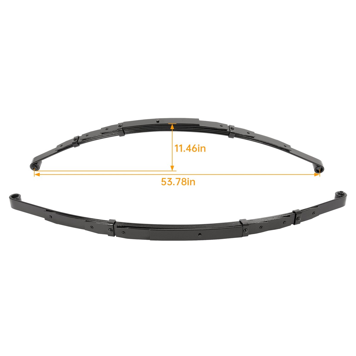 レイミアスピナーテールリーフ Rear Leaf Springs Set Pair For Chevy Bel Air/ Del Ray/ Sedan 55 56