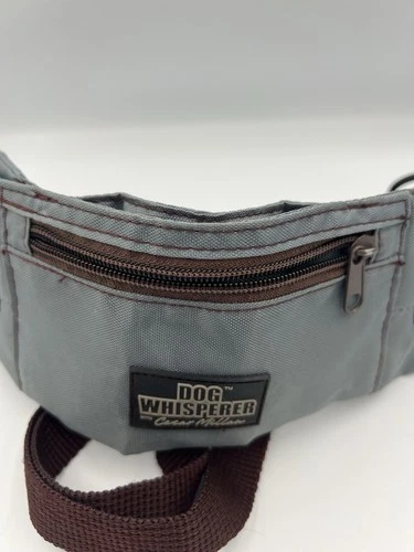 DOOG Dog Walkie Belt Owners Gear for Treats/Bags Black Walking Hiking Adjustable