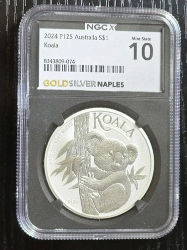 2024 P125 Australia S$1 Koala Mint State 10 NGC