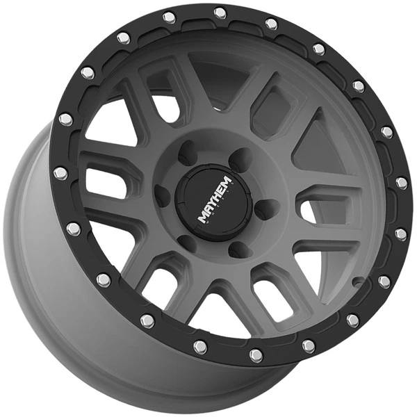 (Set of 4) Mayhem 8304 Delta 20x9 6x135 +0mm Gunmetal Wheels Rims 20" Inch Foto 3 de 4