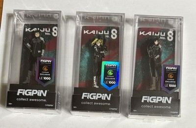 FiGPiN Kaiju No 8 Set Anime Expo Crunchyroll Exclusive Mina Kafka Kikoru LE 1000