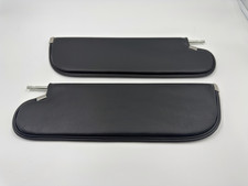 Black Sunvisor Set For 1962-1967 Chevrolet Chevy 2 Nova 2dr Hardtop Coupe
