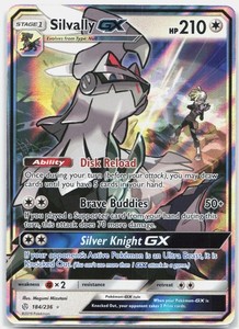 Silvally GX 184/236 Cosmic Eclipse Full Art Ultra Rare Holo