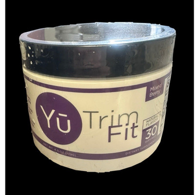 Yu Mixed Berry Powder Supplement 30 Servings Purple Tea Caffeine Burn Fat Energy