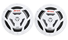 JVC CS-DR6201MW 6.5" Inch White Marine 2-Way Car Coaxial Speakers - Pair