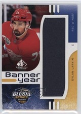 2024 SP Game Used 2023 Global Series Sweden Banner Year Relics Dylan Larkin 6o3