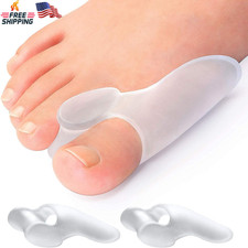 Bunion Cushion Protector 10 Pack Gel Pads with Separator Foot Pain Relief Clear