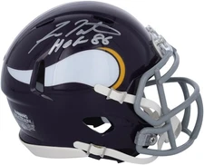 Fran Tarkenton Vikings Signed Throwback 1961-1979 Speed Mini Helmet w/HOF Insc