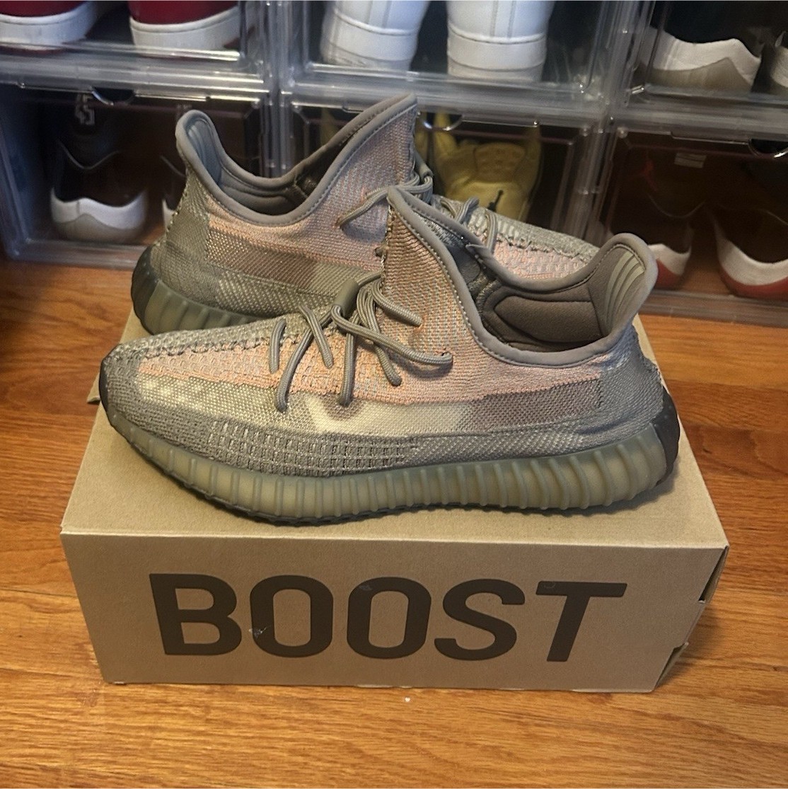 adidas Yeezy Boost 350 V2 Sand Taupe FZ5240 Primeknit Gray  display picture 3