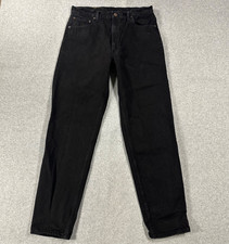 VTG Levis 550 Men's Size 36x34 Black Relaxed Tapered Jeans 100 Cotton USA Made