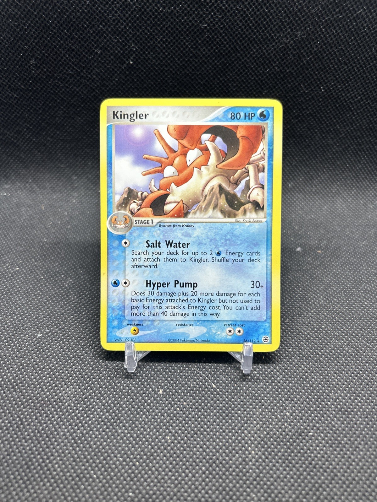 Pokemon KINGLER 26/112 FireRed LeafGreen - RARE