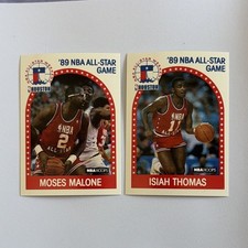 1989-90 NBA Hoops Basketball Trading Card Lot 15  Cards Malone Thomas Cartwright