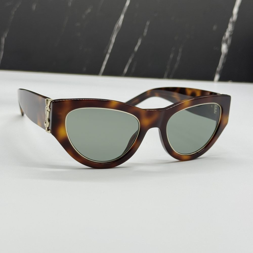 NUOVI OCCHIALI DA SOLE SL M94 RIM 001 SAINT LAURENT DONNA HAVANA ROTONDI SLM94 SUNGLASSES