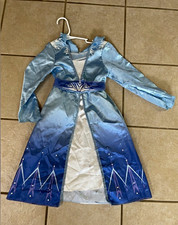 Girls Frozen Elsa Costume Dress Blue/White - Size 4-6x