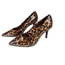 INC International Concepts Leopard Print High Heel Shoes Pointed Toe