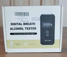 Digital Breath Alcohol Tester Portable Breathalyzer BAC Tester LCD Accurate New