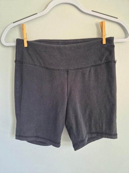 anko Active Black Cotton Blend Women's Bike Shorts Size 10