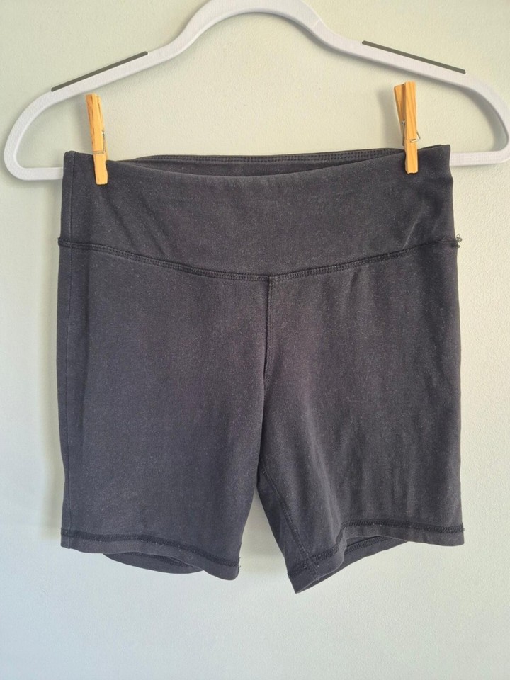 anko Active Black Cotton Blend Women's Bike Shorts Size 10