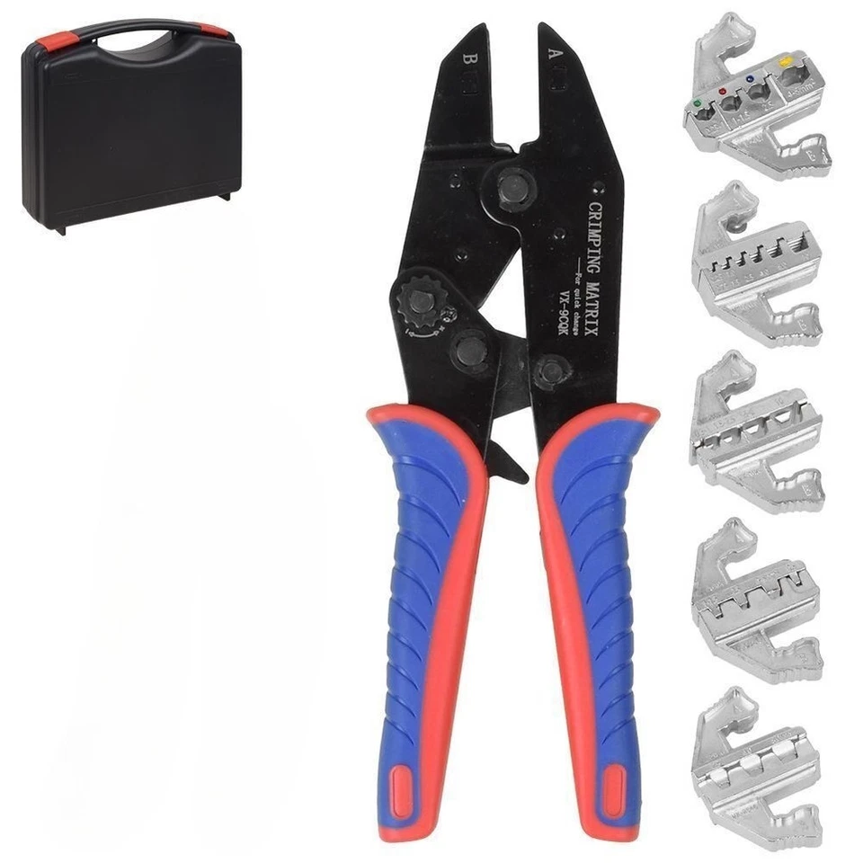 5IN1 CRIMPZANGE SET PRESSZANGE KABELSCHUH QUETSCHZANGE MULTIFUNKTIONALE ZANGE DE - Bild 2 von 4