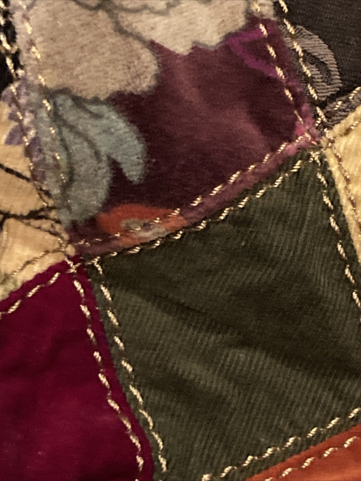 Lucky Brand Patchwork Large Hobo Bag Handbag Leat… - image 3