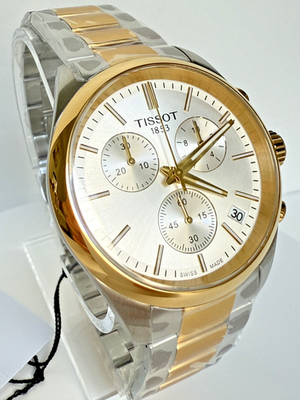 Tissot PR 100 Chronograph Quartz Two Tone Steel Men's Watch