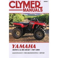 Yamaha Moto-4 Big Bear YFM350 YFM400 (1987-2004) Quad Workshop Manual Clymer