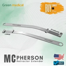 McPherson Retractor Extender Surgical Instrument for Ophthalmic Procedures