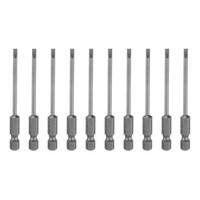 "10 StüCk SL3 Schlitzschraubendreher-Bits, 3 Mm, Flachkopf-Schraubendreher-Bit 3\""