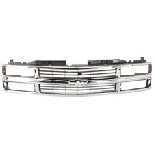 Grille For 1994-1999 Chevrolet Ck 1500 2500 3500 Pickup Suburban Tahoe Chrome