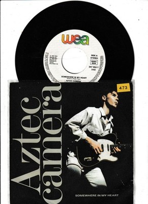 Aztec Camera Somewhere In My Heart Vinyl Single 7'' inch  WEA 1988