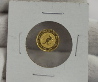 1991 Australia 1/20th Gold Kangaroo $5 Coin Unc