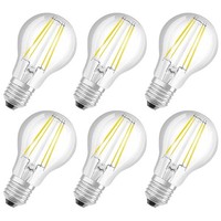 6 X Osram LED Filament A60 Birnen 2,5W =40Watt E27 Klar Warmweiß 3000K Effizient