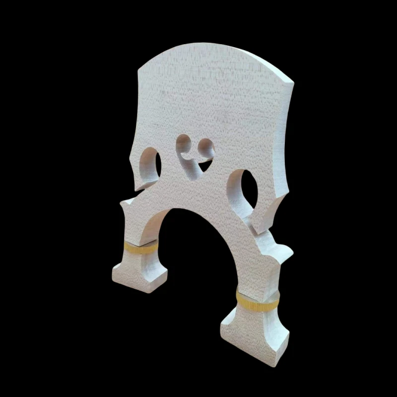 Bass part 1pcs High quality 3/4 regulated double bass bridge cupreous parts - Image 2 of 3