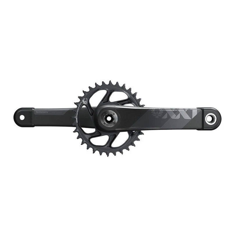 EVOSID Guarnitura per bici MTB, set di pedivelle per bicicletta, 170 mm, R-SPEC Trail Enduro Dub 29, mandrino cavo per bici CNC, adatto per GXP DH AM XC (nero, manovella da 170