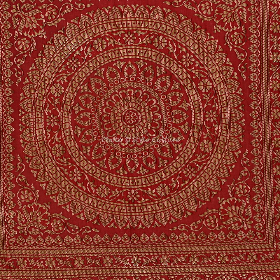 Indian Bolster Cover Mandala Pillow Cushion Cover Cylindrical Neck Bolster 30" - Image 3 of 3