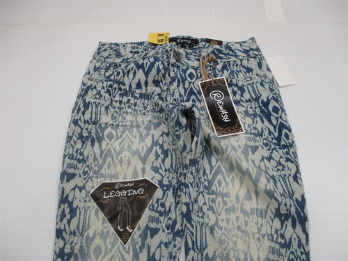 Nuevos leggings geométricos desteñidos elásticos talla 5 REWASH para mujer - Imagen 2 de 8