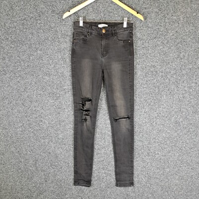 Just Jeans Womens Denim Jeans Size Grey Skinny High Rise