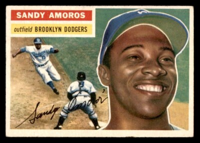 1956 Topps Baseball #42 Sandy Amoros EX/MT *m1