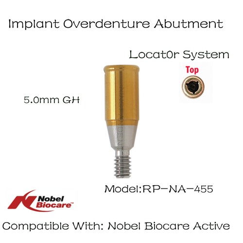 Pilares localizadores Nobel Biocare Active RP para conexión cónica GH de 1-5 mm Ø4,3 mm - Imagen 48 de 48